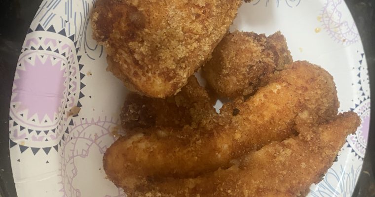 Air Fryer Chicken Breasts  Made With Pork Rinds
